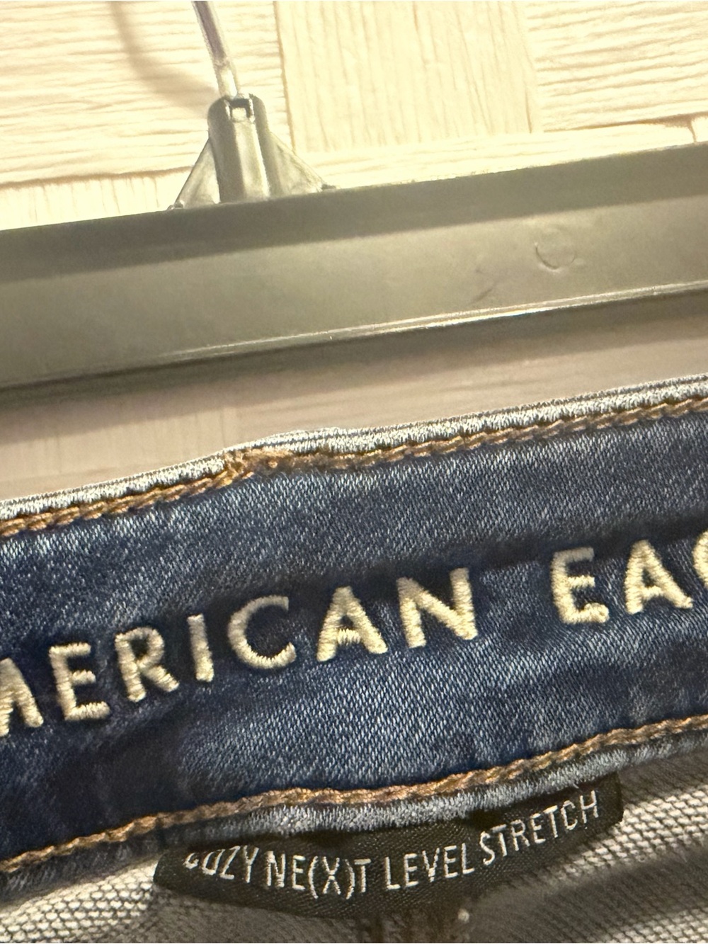 American Eagle Outfitters Distressed Skinny Jeans - Blue - Picture 2 of 4